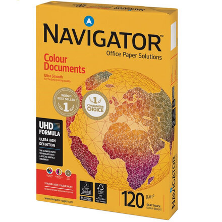 Fotokopirni papir za printanje NAVIGATOR A3 120 g/m2 500l Colour Documents