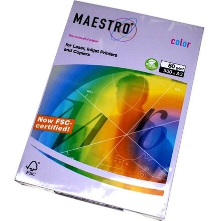 Papir za printanje u boji, fotokopirni papir u boji MAESTRO COLOR TREND A4  80 g/m2 500l LA12 lavanda