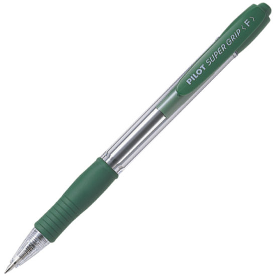 Kemijska olovka PILOT BPGP-10R-F Super Grip zelena