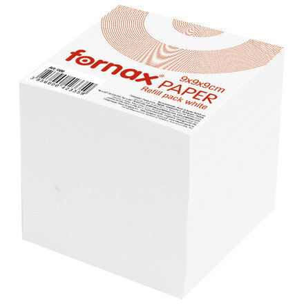 Papir za kutiju  9x9x9 cm bijeli FORNAX