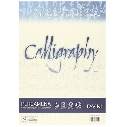 Papir Calligraphy PERGAMENA 190 g/m2 A4 boja: crema 05  50/1