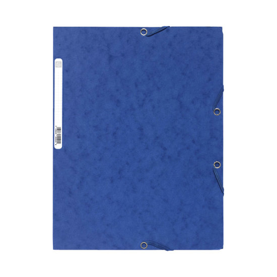 Fascikl kartonski klapna s gumicom A4 EXACOMPTA 55502E plavi