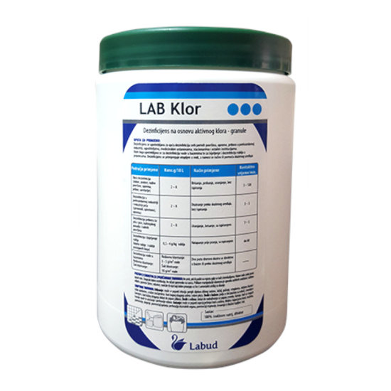 Sredstvo za dezinfekciju vode LAB KLOR 1kg