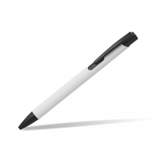Kemijska olovka za tisak OGGI SOFT BLACK 11.069.90 bijela 50/1