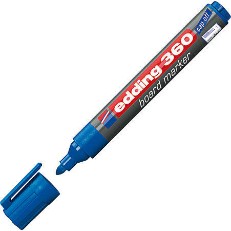 Flomaster za ploču bijelu 1,5-3 mm EDDING 360 plavi