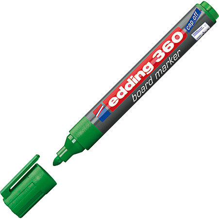Flomaster za ploču bijelu 1,5-3 mm EDDING 360 zeleni