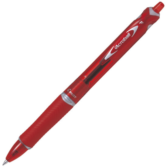 Kemijska olovka PILOT BAB-15F-BG-R Acroball Begreen crvena
