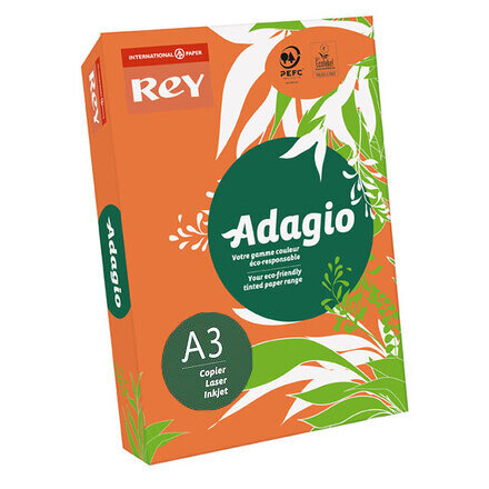 Papir u boji REY ADAGIO INTENSO A3  80 g/m2 500l Arancio
