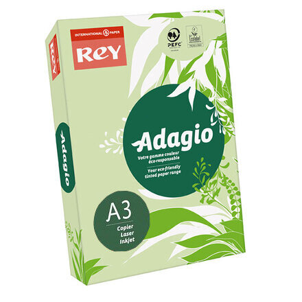 Papir u boji REY ADAGIO PASTEL A3  80 g/m2 500l Verde