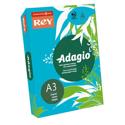 Papir u boji REY ADAGIO INTENSO A3  80 g/m2 500l Azzuro