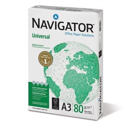 Fotokopirni papir za printanje NAVIGATOR A3   80 g/m2 500l Universal