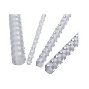 Spirala PVC  6mm uvezuje 1 do 20 listova bijela  100/1