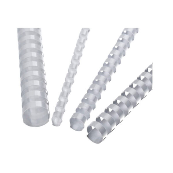 Spirala PVC 16mm uvezuje 101 do 120 listova bijela 100/1
