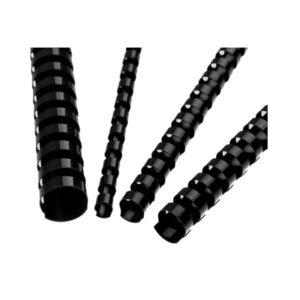 Spirala PVC  6mm uvezuje 1 do 20 listova crna 100/1