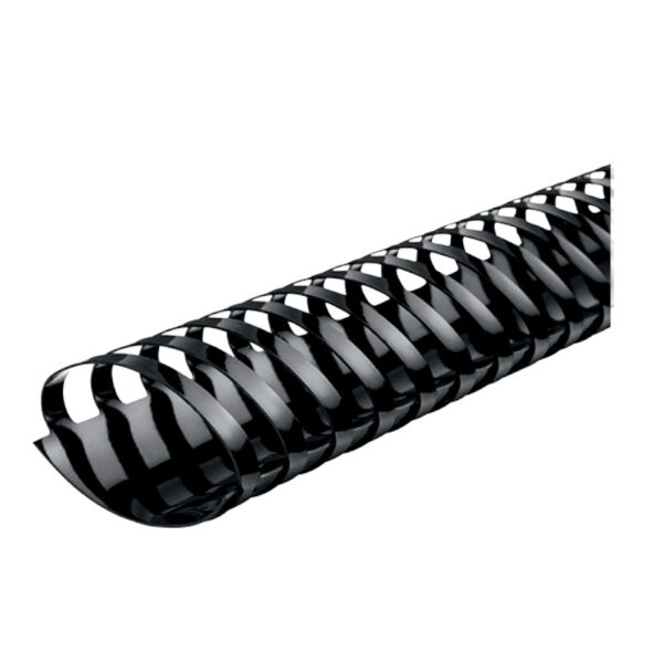 Spirala PVC 32mm uvezuje 246 do 280 listova ovalna crna  50/1