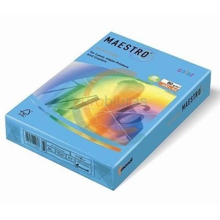 10128-9 Papir u boji MAESTRO COLOR PASTEL A4  80 g/m2 500l OBL70 ledeno plava