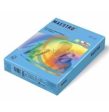 Papir u boji MAESTRO COLOR INTENSIV A4  80 g/m2 500l AB48 vodeno plava