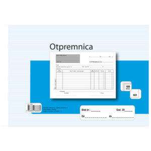 Obrazac OTPREMNICA A5  A-23/NCR