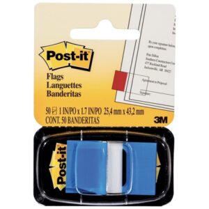 Samoljepljive zastavice  25,4x43,2mm  50/1  plave POST-IT 680-2