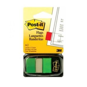 Samoljepljive zastavice  25,4x43,2mm  50/1  zelene POST-IT 680- 3