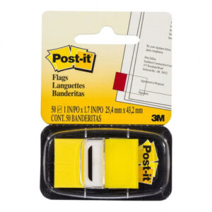 Samoljepljive zastavice  25,4x43,2mm  50/1  žute POST-IT 680- 5