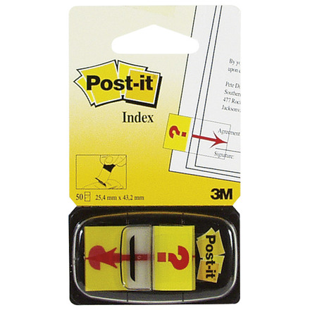 Samoljepljive zastavice  25,4x43,2mm  tisak "?"  50/1  POST-IT 680-32