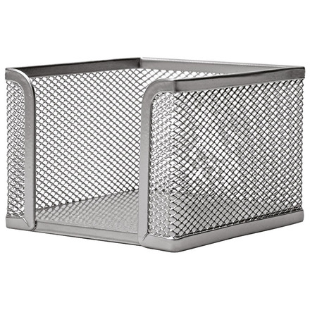 Kutija za papiriće  9,5x9,5x9,5 cm žičana srebrna
