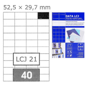 Etikete  52,5 x  29,7 mm bijele DATA LCJ 4000/1 (100l)