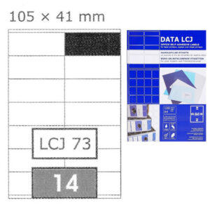 Etikete 105 x  41 mm bijele DATA LCJ 1400/1 (100l)
