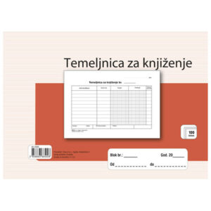 Obrazac TEMELJNICA A5 A-3