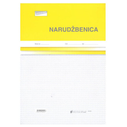 Obrazac NARUDŽBENICA A4 - I-14/NCR