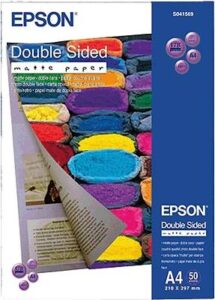 Papir photo inkjet A4 178g/m2 EPSON C13S041569 Double-Sided Matte 50/1