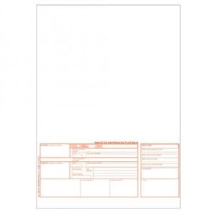 Obrazac HUB-3A nacionalni nalog za plaćanje za memorandum, A4 laser 1+0   300/1