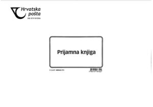 Obrazac PRIJAMNA KNJIGA za preporučene pošiljke P-3A/DT NCR - list A4