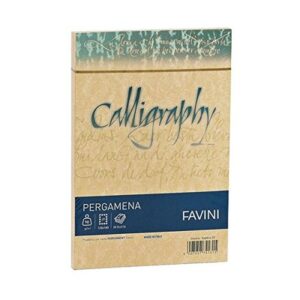 Papir Calligraphy PERGAMENA   90 g/m2 A4 uzorak mramora boja: žuta (oro) 50/1