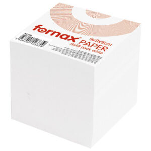 Papir za kutiju  9x9x9 cm bijeli FORNAX