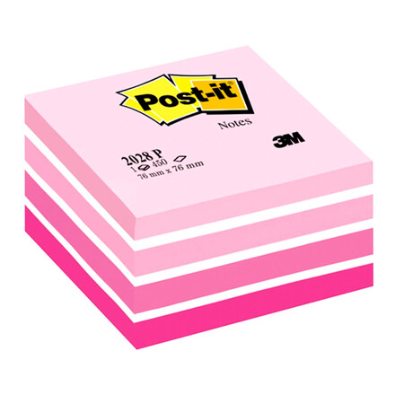 Samoljepljivi listići   76x76mm  450/1 roza POST-IT 2028-P