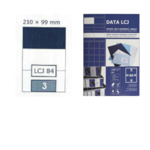 Etikete 210 x  99 mm bijele DATA 300/1 (100l)