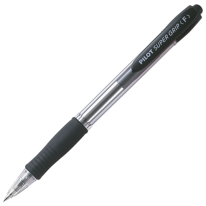 Kemijska olovka PILOT BPGP-10R-F Super Grip crna