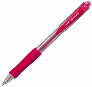 Kemijska olovka UNI SN-101 Laknock crvena