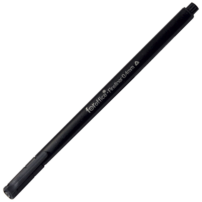 Flomaster  FOROFFICE fineliner 0,4 mm crni