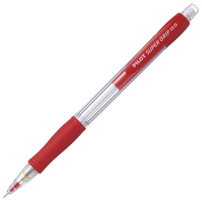 Tehnička olovka 0,5 mm PILOT H-185 SL Super grip crvena