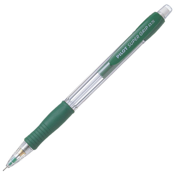 Tehnička olovka 0,5 mm PILOT H-185-SL Super grip zelena