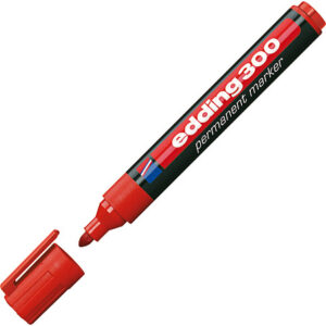 Paletmarker permanentni O.V.  1,5-3 mm EDDING 300  crveni