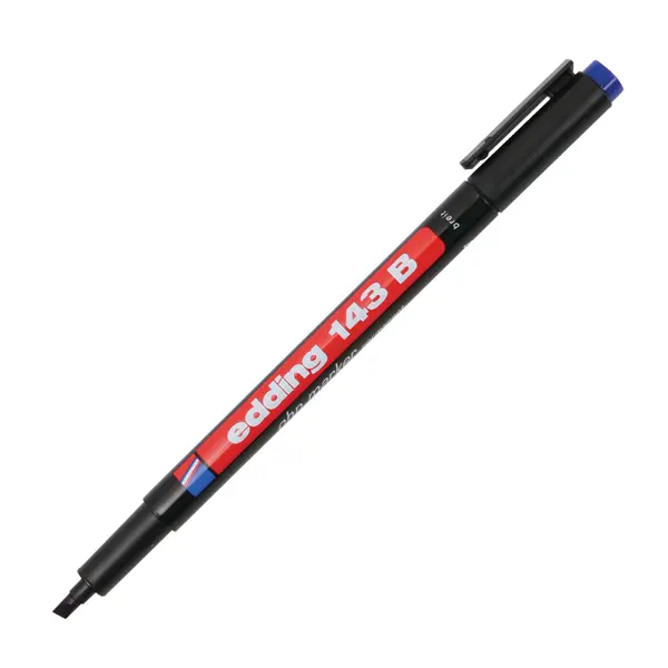 15455 Flomaster permanentni 1-3 mm EDDING 143 B OHP KV plavi