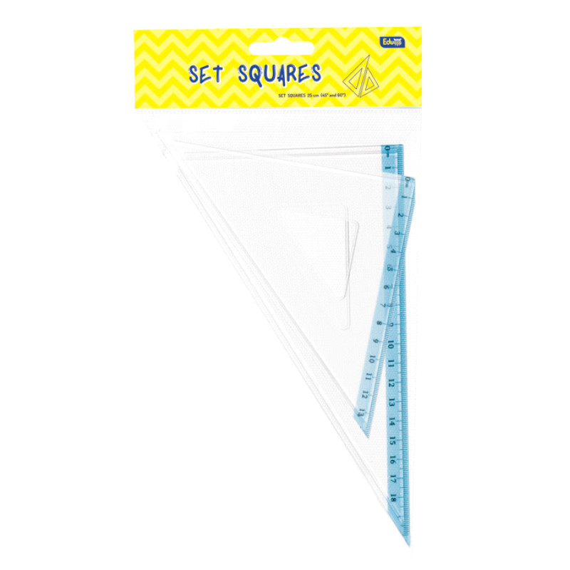 Trokut EDUCA 25cm / 45*+60* veliki set 2/1