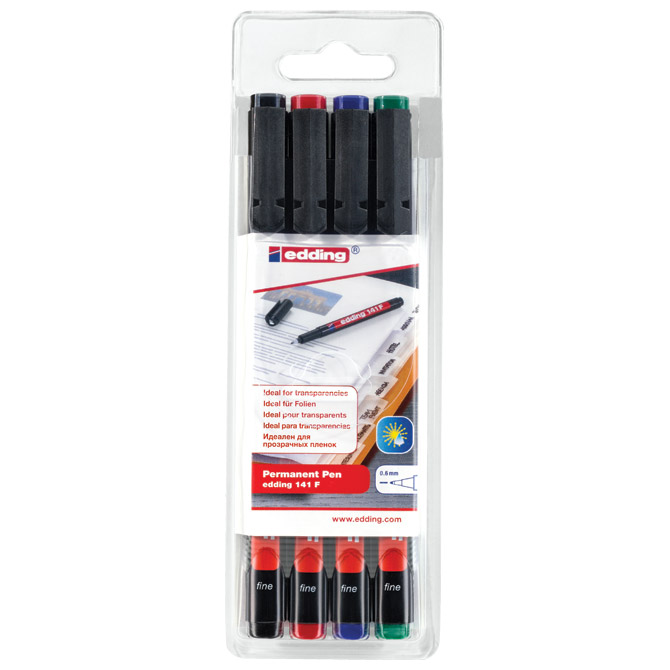 Flomaster permanentni 0,6 mm EDDING 141 F OHP  4/1