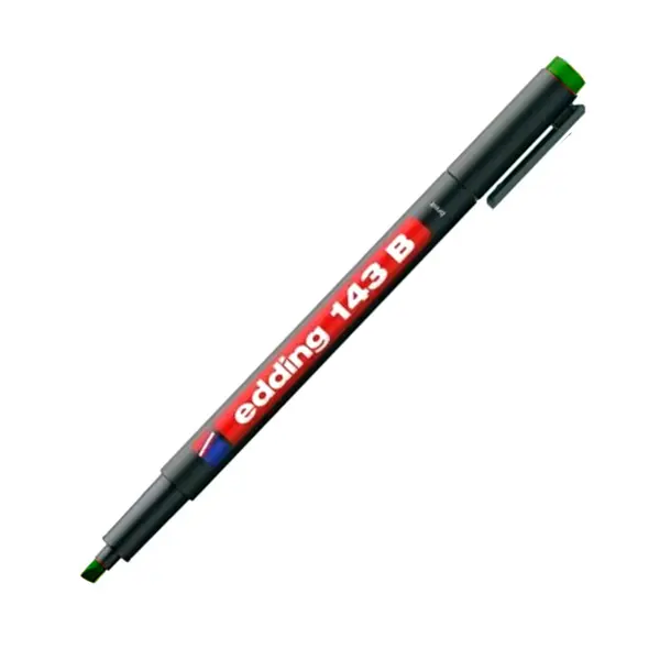 15612 Flomaster permanentni 1-3 mm EDDING 143 B OHP KV zeleni
