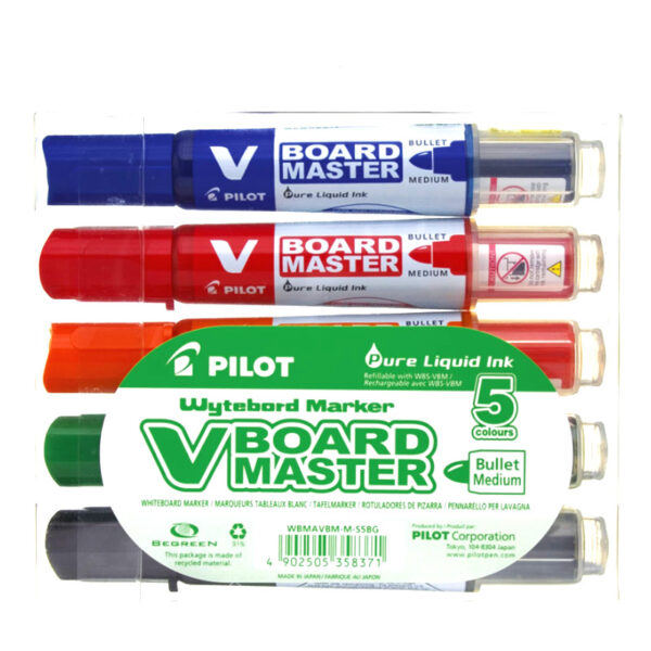 Flomaster za ploču bijelu 2,3mm PILOT WBMA-VBM-M Begreen 5/1