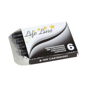 Tinta za nalivpero patrone VIVA LIFE LINE 6/1 crne
